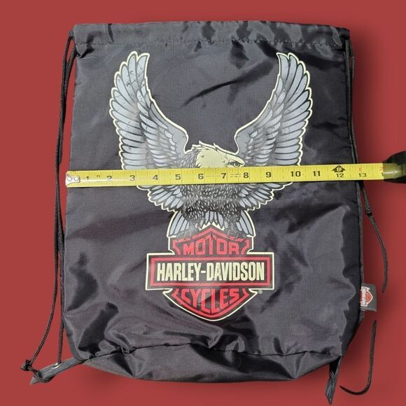 Harley Davidson Licensed Drawstring Bag - Picture 6 of 10